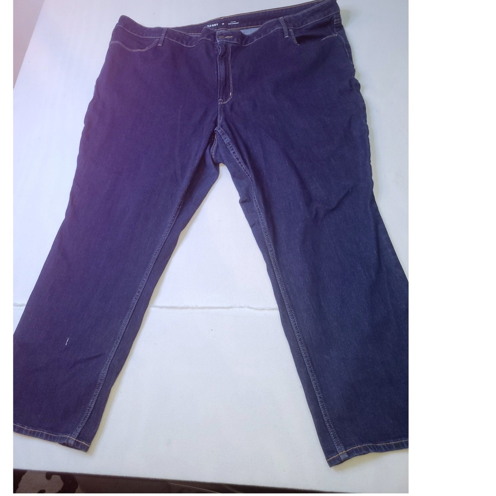 Old Navy Wow Straight Jeans Womens 28 High Rise Dark Wash Indigo Denim Pants